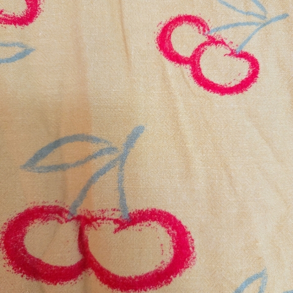 BDG Aiden Cherry Button-Through Shirt - Picture 4 of 7